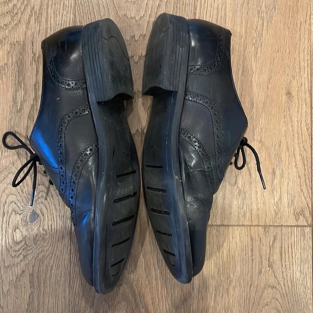 Cole Haan Black Leather Oxfords 10.5M